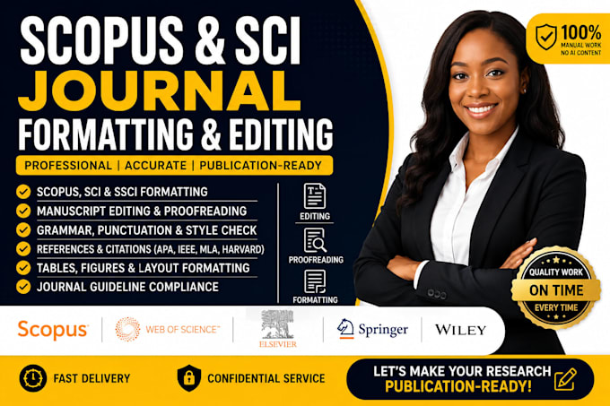 format, edit, and proofread your scopus, sci journal research manuscript