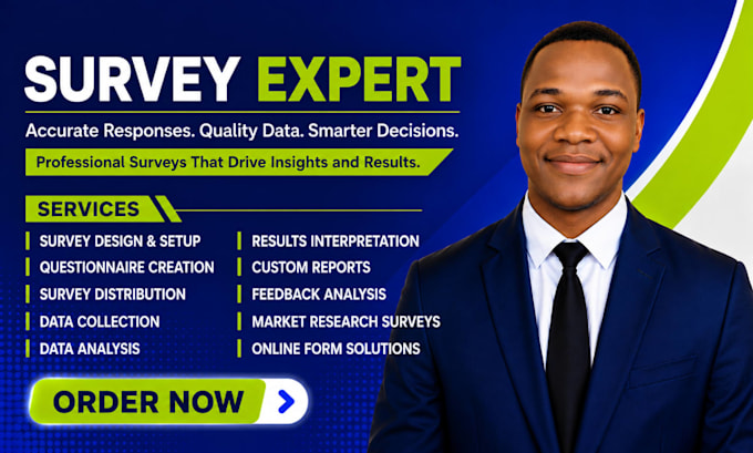 design surveys, questionnaires, analyze data and create research reports