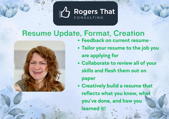 update, format, or create your resume