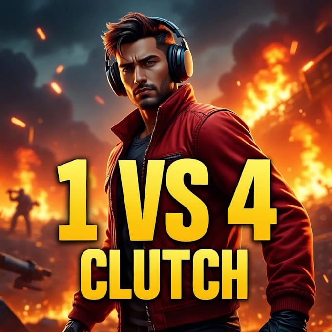 design free fire youtube thumbnail and gaming logo
