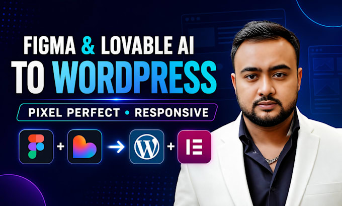 convert figma or lovable ai to wordpress elementor website