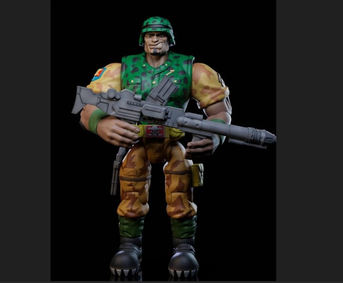 model 3d military, npc, creatures, monsters character, warhammer for printing 3d