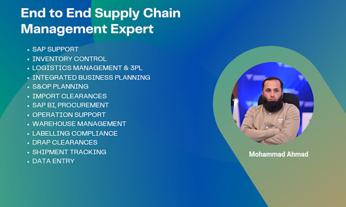 provide end to end supply chain support