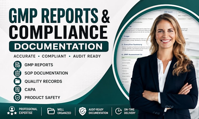 create gmp reports and compliance documentation for your business