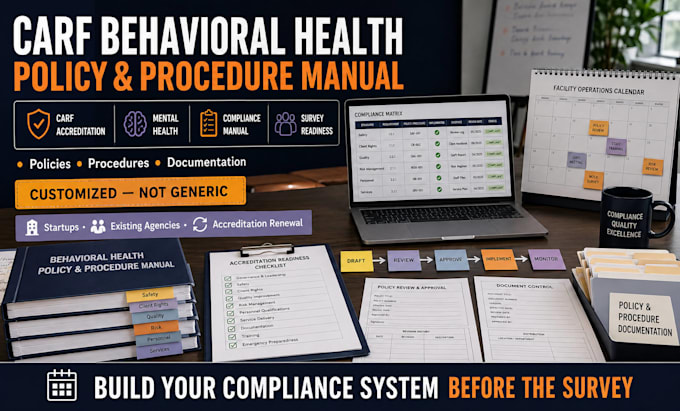 write carf behavioral health policy and procedure manual