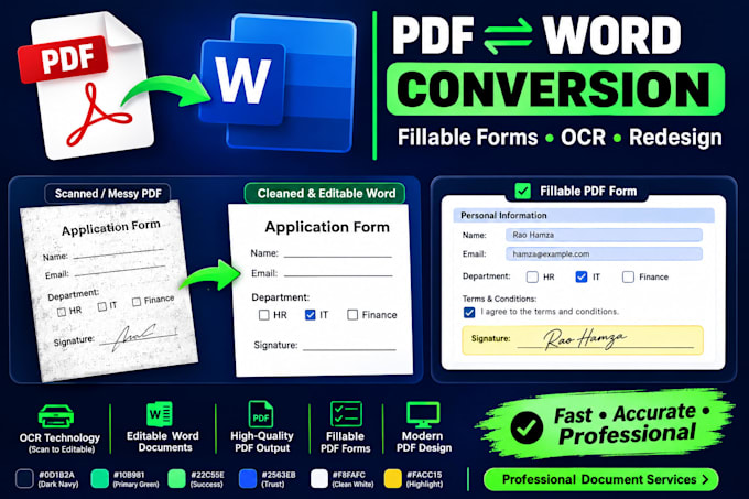convert and redesign your PDF to word