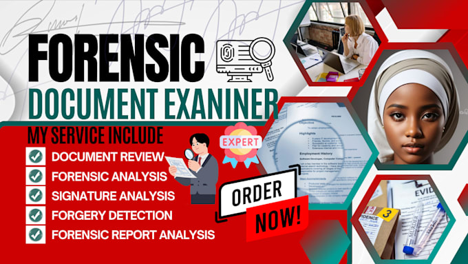 forensic document examination, forged or real signature, handwriting analysis
