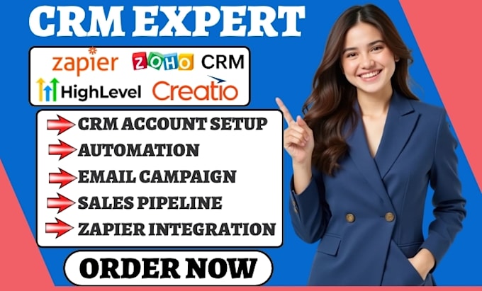 setup zoho crm customization gohighlevel sales funnels creatio crm integration