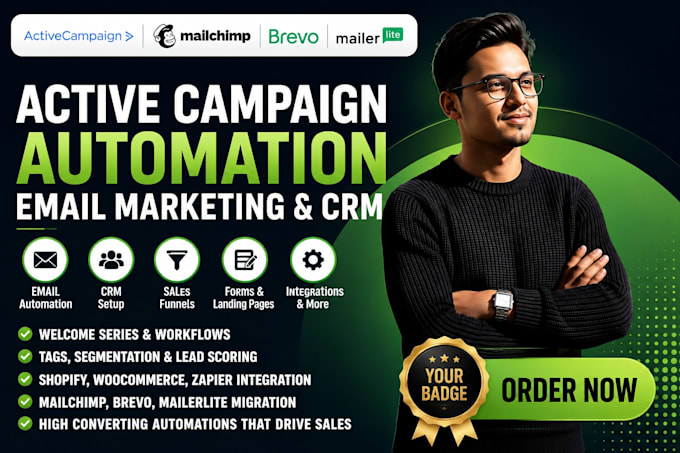 setup activecampaign automation, mailchimp automation, email marketing