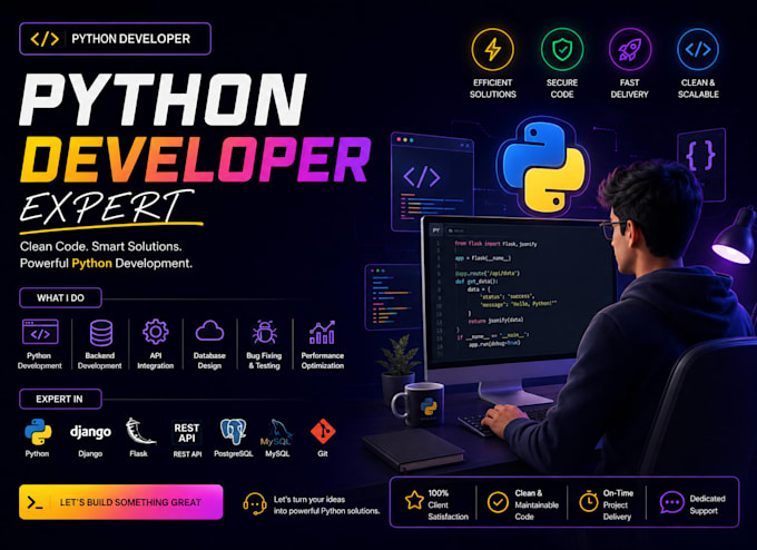 develop a powerful python web application and backend