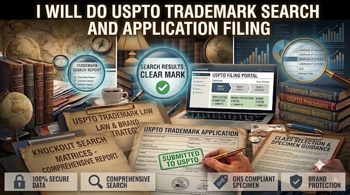 do uspto trademark search and application filing