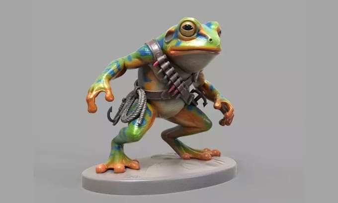 create custom gorilla tag fangame player model 3d character in blender or unity