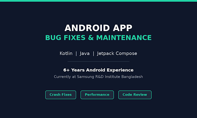 fix android app bugs and crashes fast