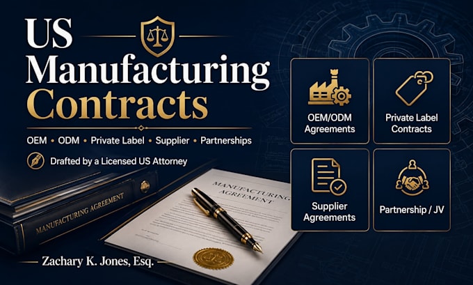 draft a secure manufacturing partnership or joint venture contract