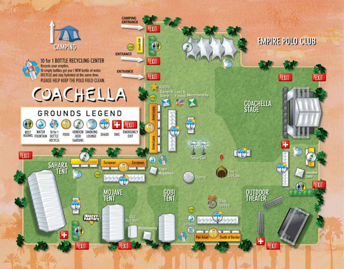 design a custom event map and festival map for your venue