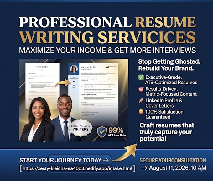 write and rewrite your professional resume CV