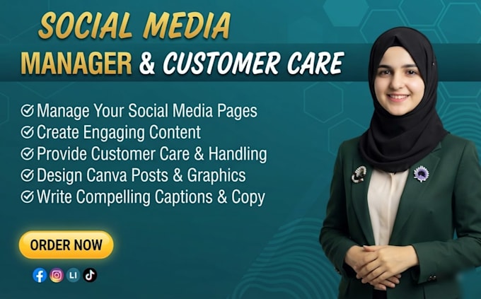 be your social media manager and content creator