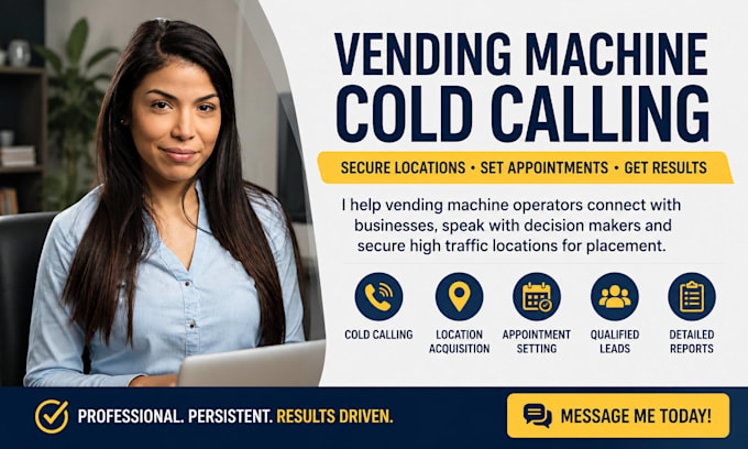 find high vending machine locations via cold calling vending machine locator