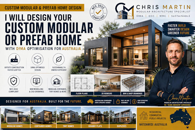 design your custom modular or prefab home with dfma for australia