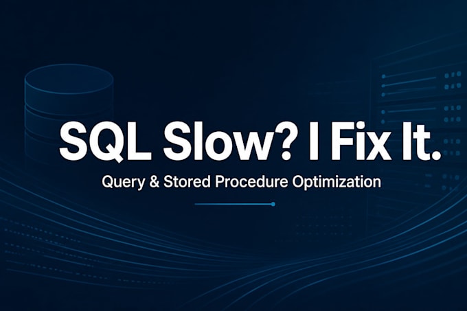 optimize your sql server queries and stored procedures for faster performance