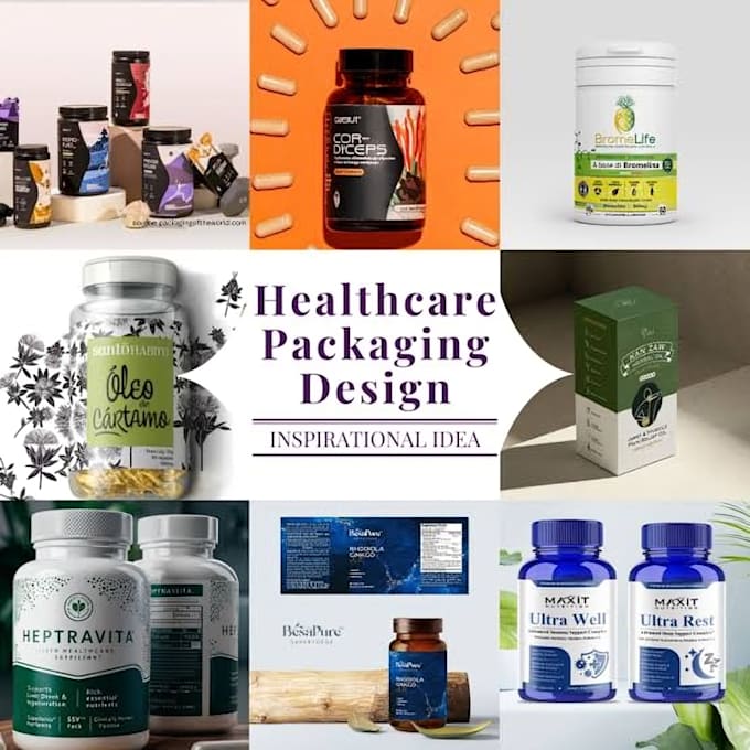 design pharmaceutical packaging, medicine box packaging and pouch label design