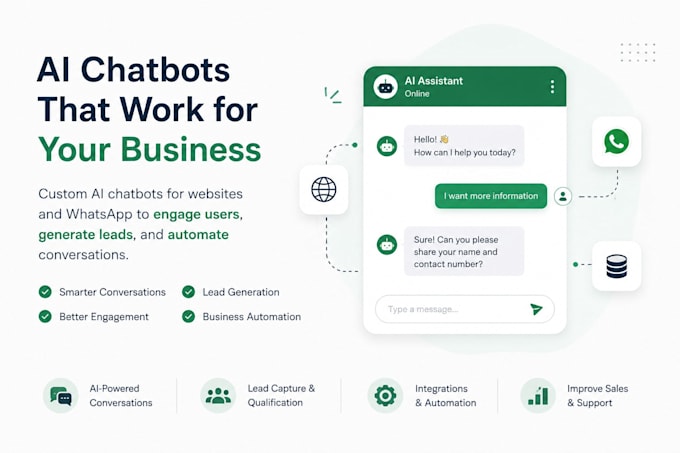 build an ai chatbot with automation and integrations
