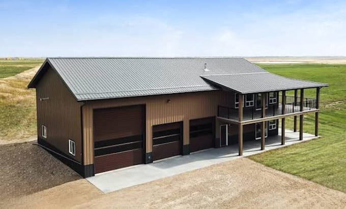 design barndominium and pole barn house plans for permits