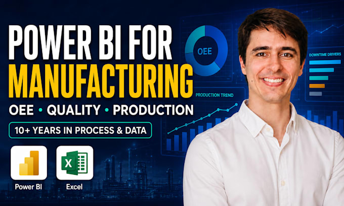 build a power bi dashboard for manufacturing