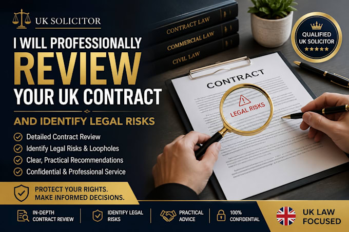 professionally review your contract and identify legal risks
