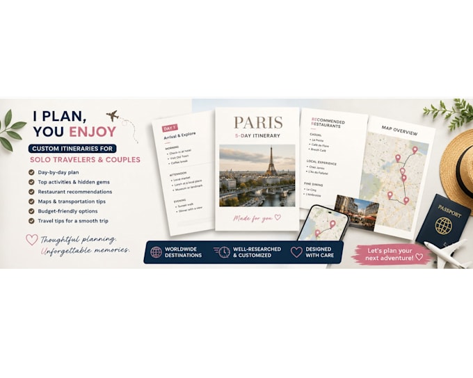 create a personalized travel itinerary for your trip