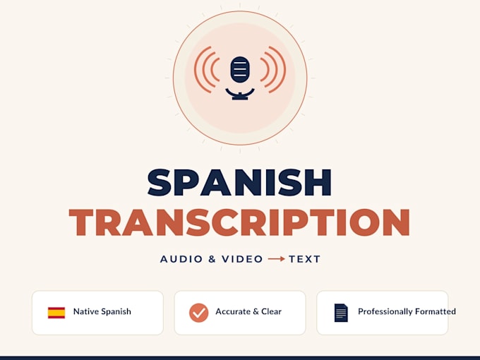 accurately transcribe spanish audio and video