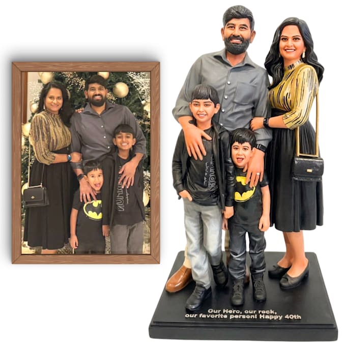 make a custom 3d figurine look alike your favorite photos