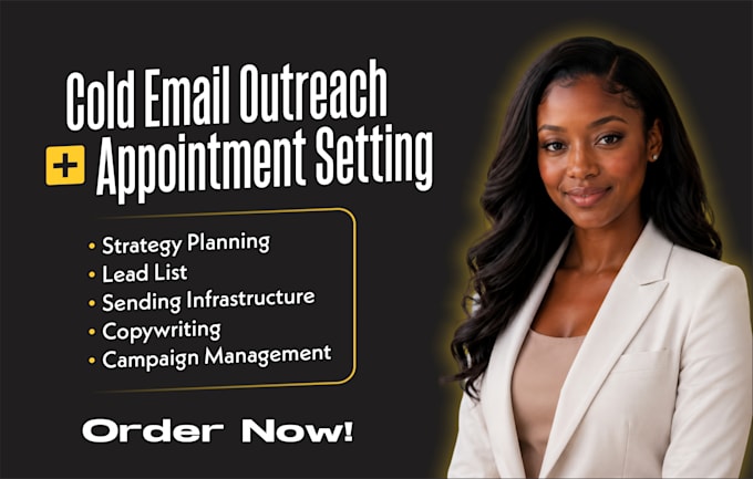 do cold email outreach and appointment setting
