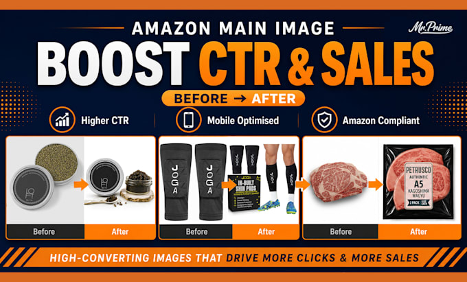 design a high converting amazon hero image to boost CTR