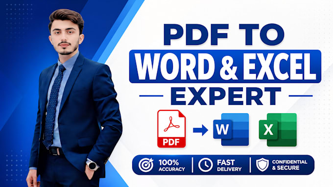 do PDF to word, excel, powerpoint and document conversion