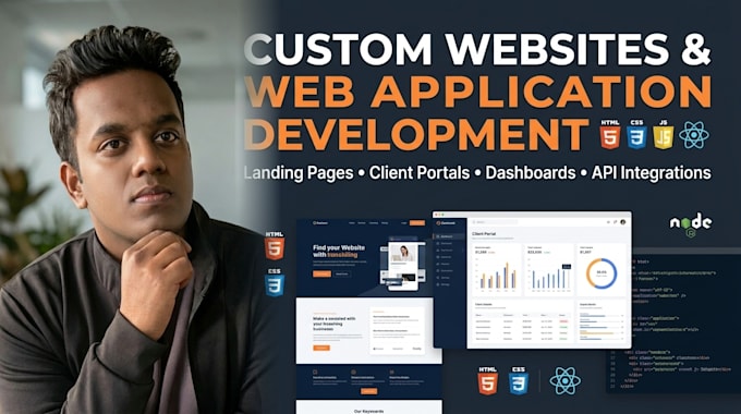 build custom business websites or web applications
