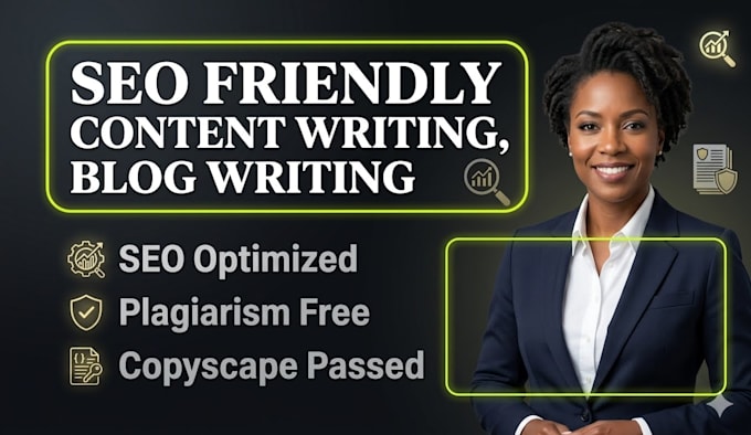 write SEO blog articles for adsense approval website