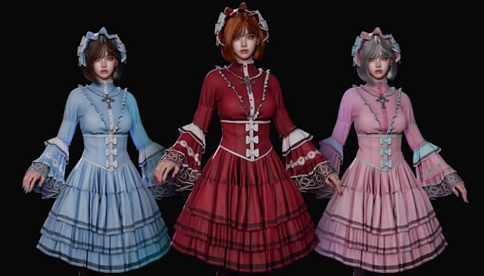 create, port, fix or  rigging 3d models, vrm, mmd, vrchat, warudo, koikatsu, sfm