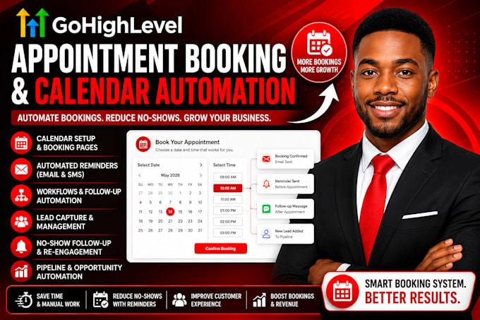 build gohighlevel appointment booking and calendar automation