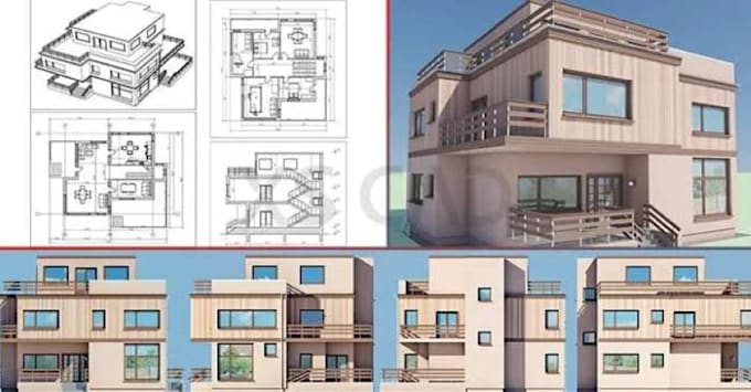 3d revit bim models for architectural and structural engineering projects