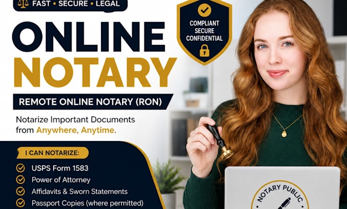 provide secure online notary services and document notarization