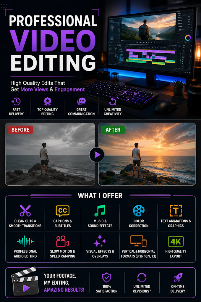edit engaging videos for you