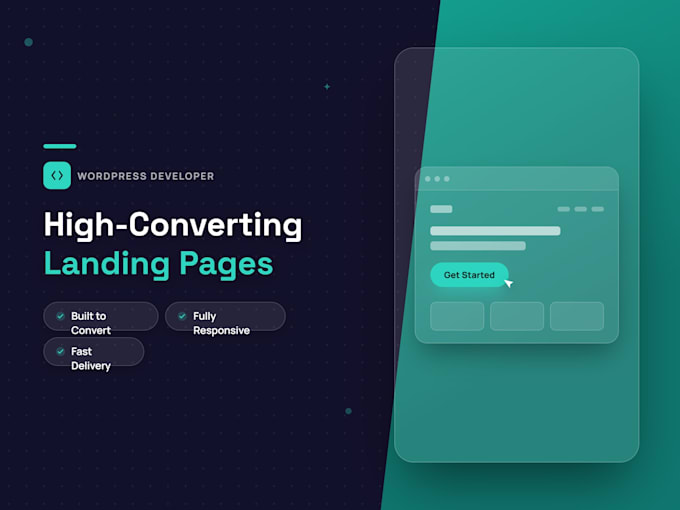 build a custom html css javascript landing page
