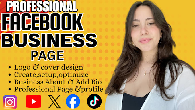 create and setup facebook business page