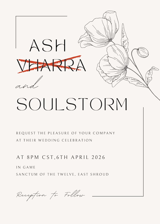 design an invitation for your event