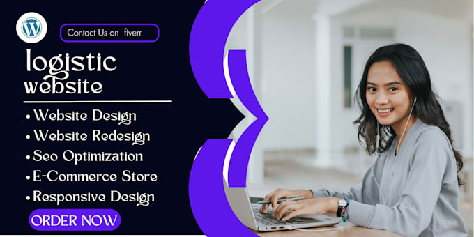 create logistic, dispatch, cargo, transport, hauling, trucking website