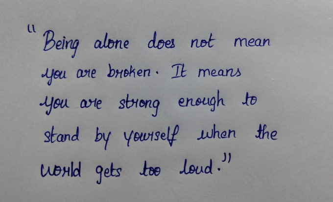 write stuff in a good and neat handwriting