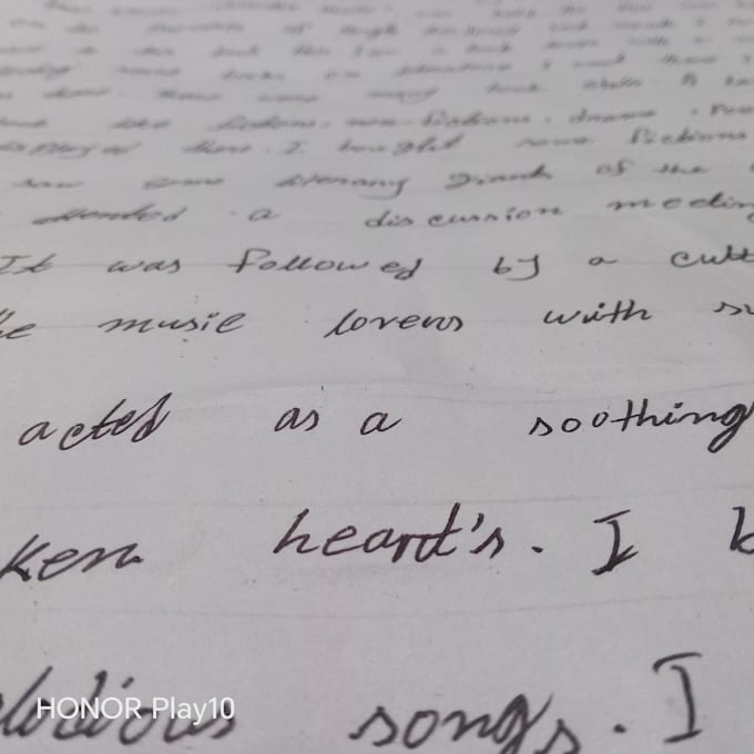 do nice handwriting note