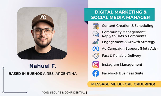 be your instagram manager and reply to direct messages