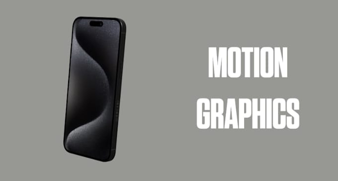 3d high quality motion graphics